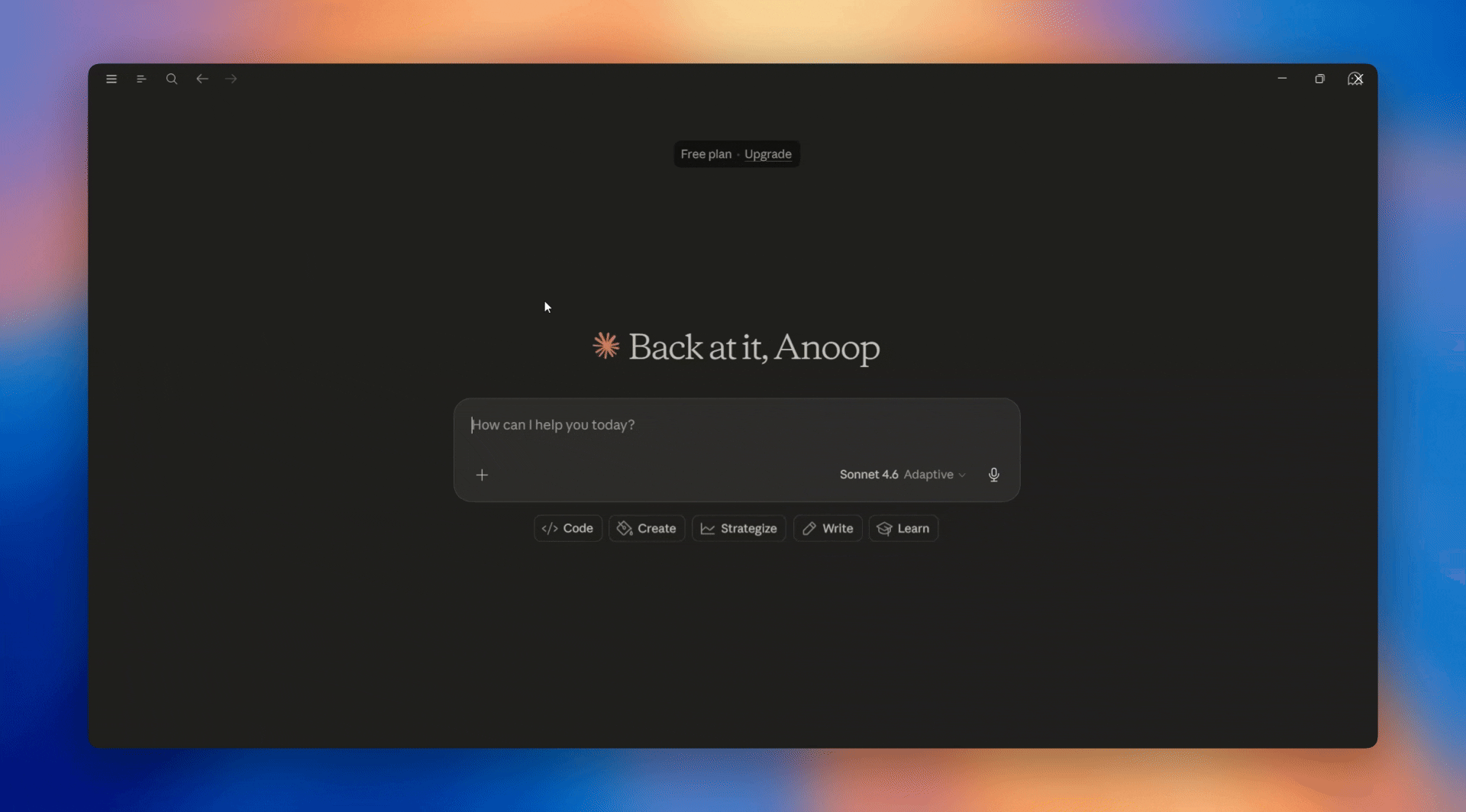Scaffold installation demo in Claude Desktop